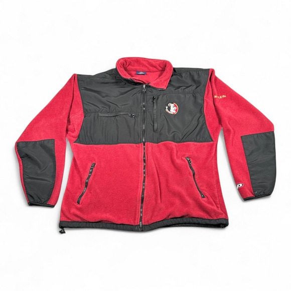 Vintage Florida State Seminoles Jacket Adult LARGE Red Black ProPlayer 90s - Picture 1 of 10